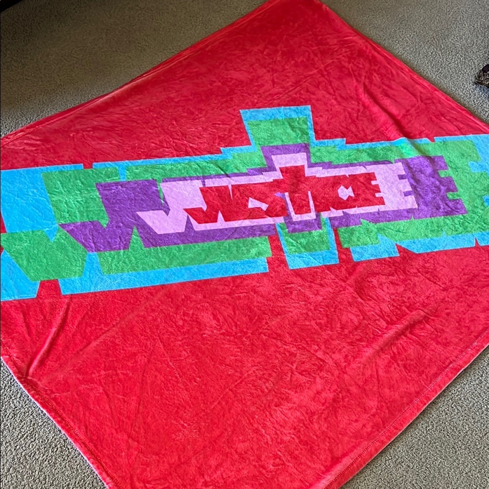 Justin Bieber Justice tour blanket